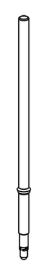 Hewi WC-Bürstenstiel, für WC-Bürste 477, Farbe signalweiss Bild 2