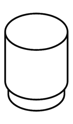 Hewi Glasbecher satiniert, für System 100, Farbe transparent Bild 3