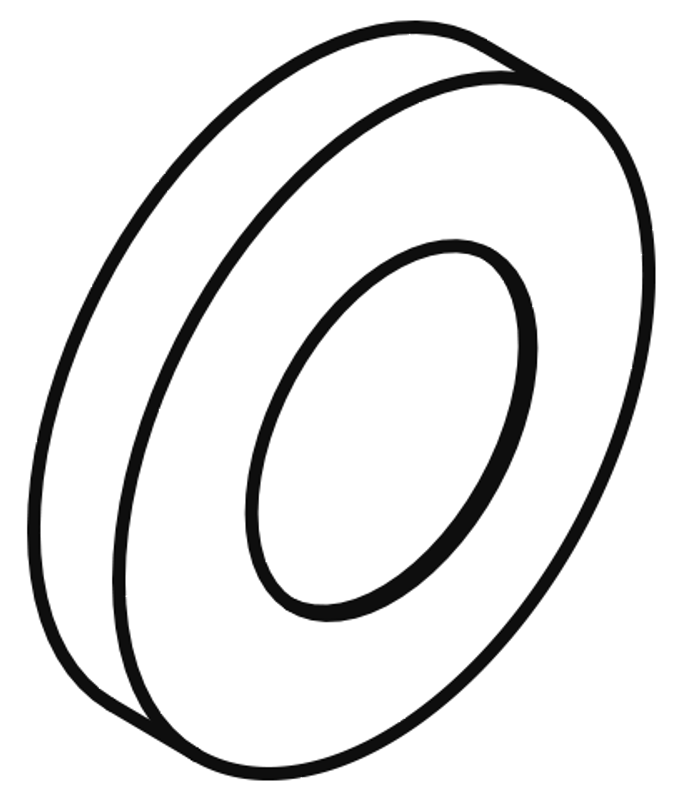 Hewi Rosettenkappe, d:35,5, Rosette d:70 mm, schliff Bild 1