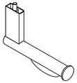 Hewi System 900 Aufrüstsatz Papierrollenhalter, Durchmesser: 32 mm, Sys 900, Dunkelgrau perlgl. Tiefm, Farbe dunkelgrau Bild 3