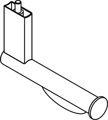 Hewi Aufrüstsatz Papierrollenhalter, Durchmesser: 32 mm, Sys 900, Dunkelgrau perlgl. Tiefm, Farbe dunkelgrau Bild 3