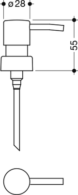 Hewi Pumpenkopf schliff, System 900, Durchmesser: 28 mm Bild 2