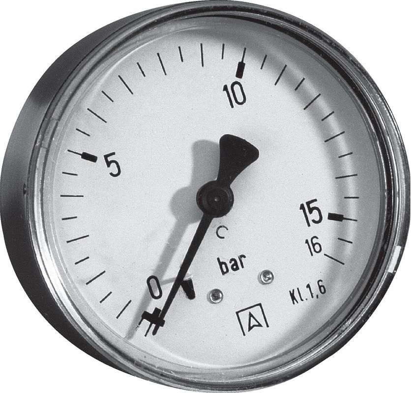 Wilo Mechanisches Zubehör Manometer 0 - 10 bar, 63 x 63 x 51 mm Bild 1