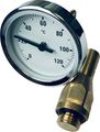 Wilo Control devices mechanisches Ersatzteil Thermometer / Tauchhülse WS5-24 Set, 52 x 60 x 52 mm Bild 1