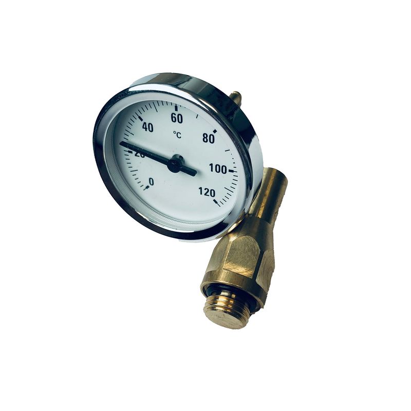Wilo mechanisches Ersatzteil Thermometer / Tauchhülse WS5-24 Set, 52 x 60 x 52 mm Bild 1