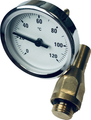 Wilo Control devices mechanisches Ersatzteil Thermometer / Tauchhülse WS5-24 Set, 52 x 60 x 52 mm Bild 2