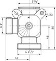 Wilo WSM 5-24 Mischer, für Wilo-Safe, 86 x 100 x 86 mm Bild 3