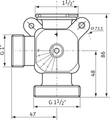 Wilo WSM 5-24 Mischer, für Wilo-Safe, 86 x 100 x 86 mm Bild 4