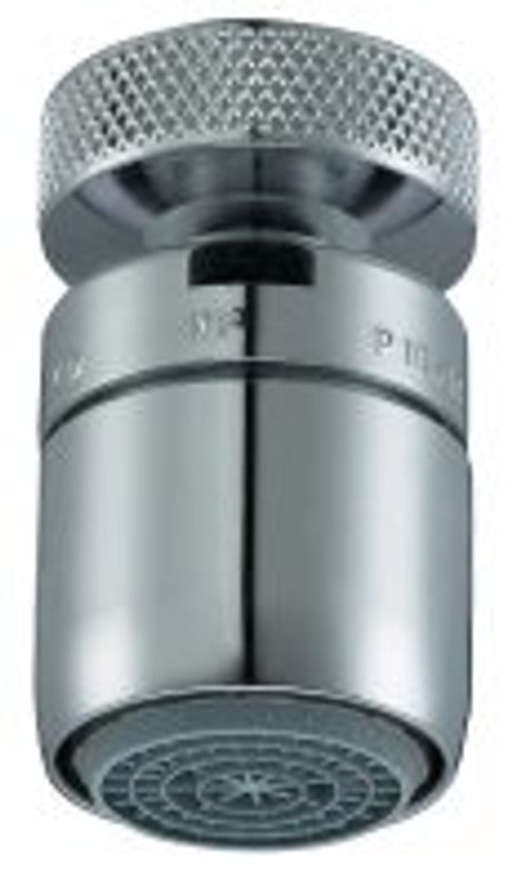 Neoperl Strahlregler CASCADE SLC, mit Kugelgelenk, M22 x 1, A=13.5 - 15 l/min, Farbe silberfarben Bild 1
