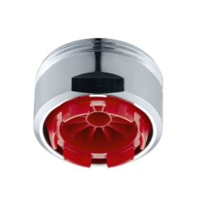 Neoperl Clinic Strahlbrause, M24 x 1, Farbe rot Bild 1