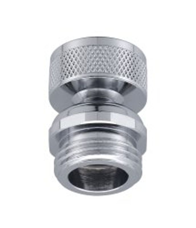Neoperl Kugelgelenk verchromt / IG x AG, 1/2" x 1/2", Farbe silberfarben Bild 1