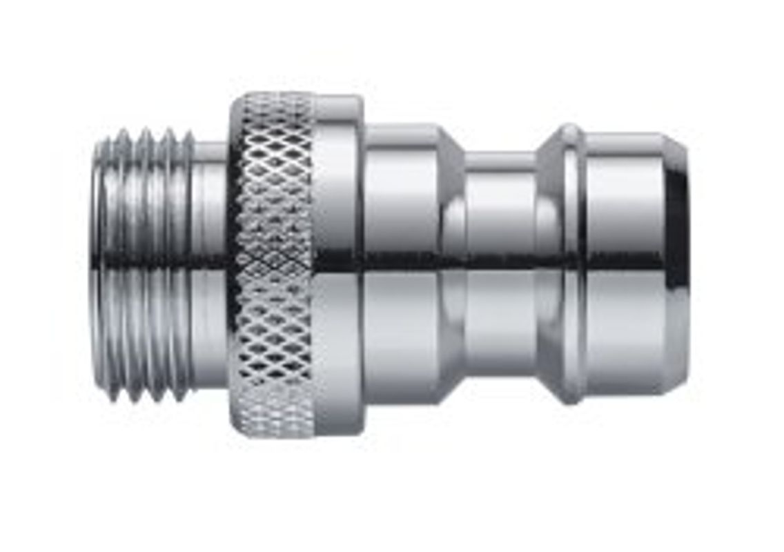 Neoperl Kupplungsnippel Messing, AG 1/2" d: 16.5 mm SB, Farbe silberfarben Bild 1