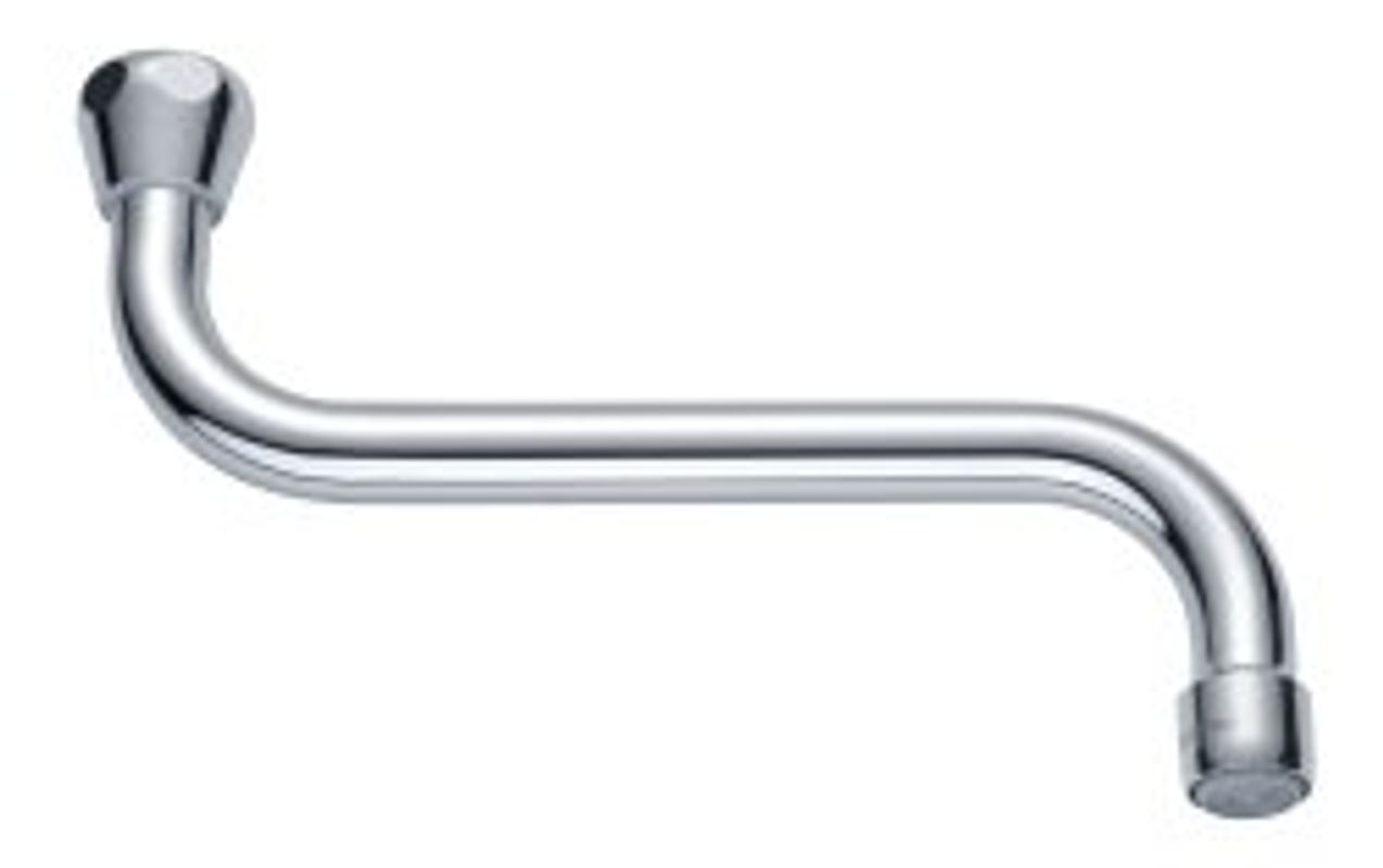 Neoperl Universal S-Auslauf, mit Strahlregler /, 1/2" 160 mm, Farbe silberfarben Bild 1