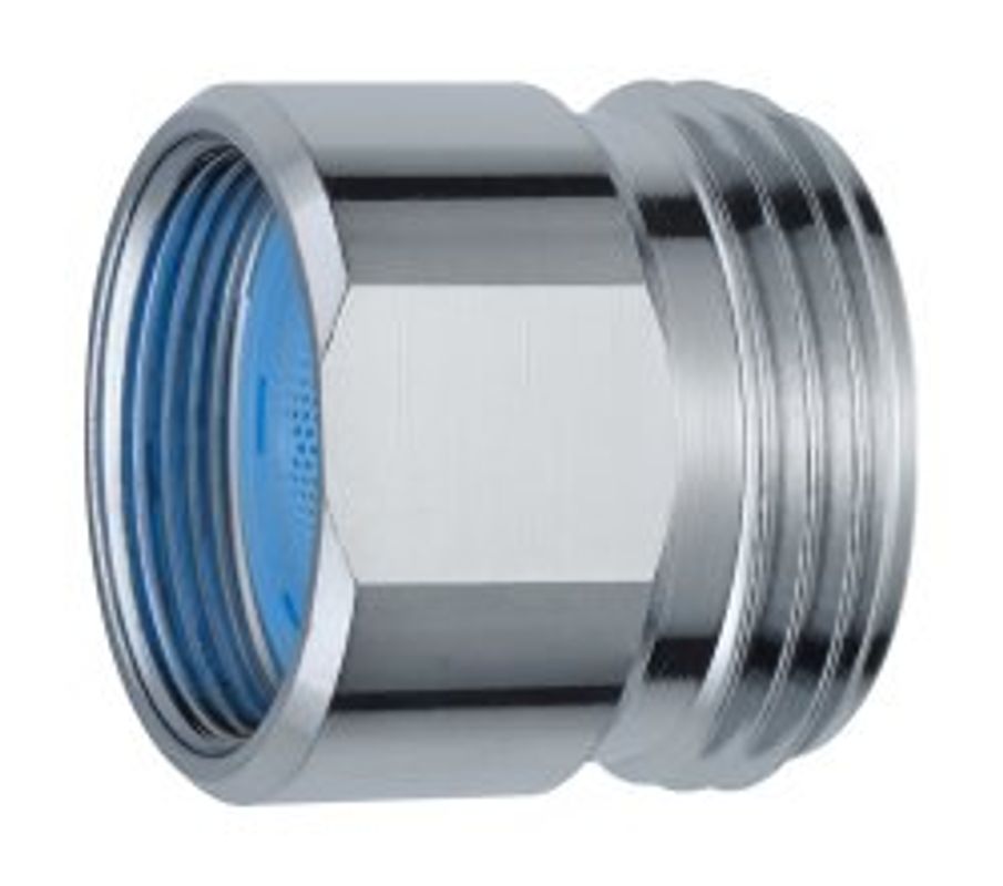 Neoperl Reduktion m / integ. Strahlregler, IG M22 x 1xAG 3/4" A=13.5 - 15 l/min, Farbe silberfarben Bild 1