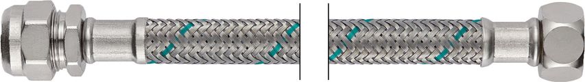 Neoperl Neoflex Panzerschlauch Qütschver. x IG, 3/8"/10 mm x 3/8" 30 cm, DN 8 Bild 1