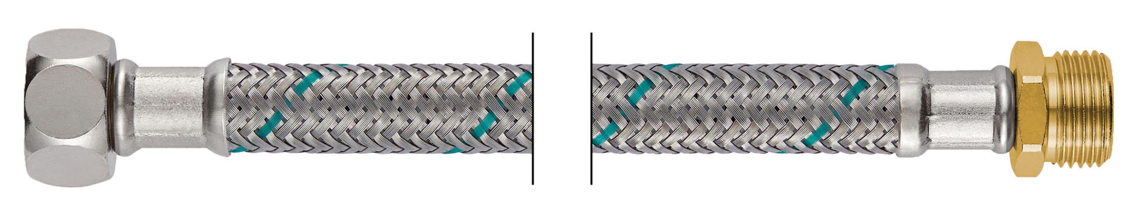 Neoperl IG x AG, KIWA, 3/8" x 3/8" 20 cm, DN 8, Farbe silberfarben Bild 1
