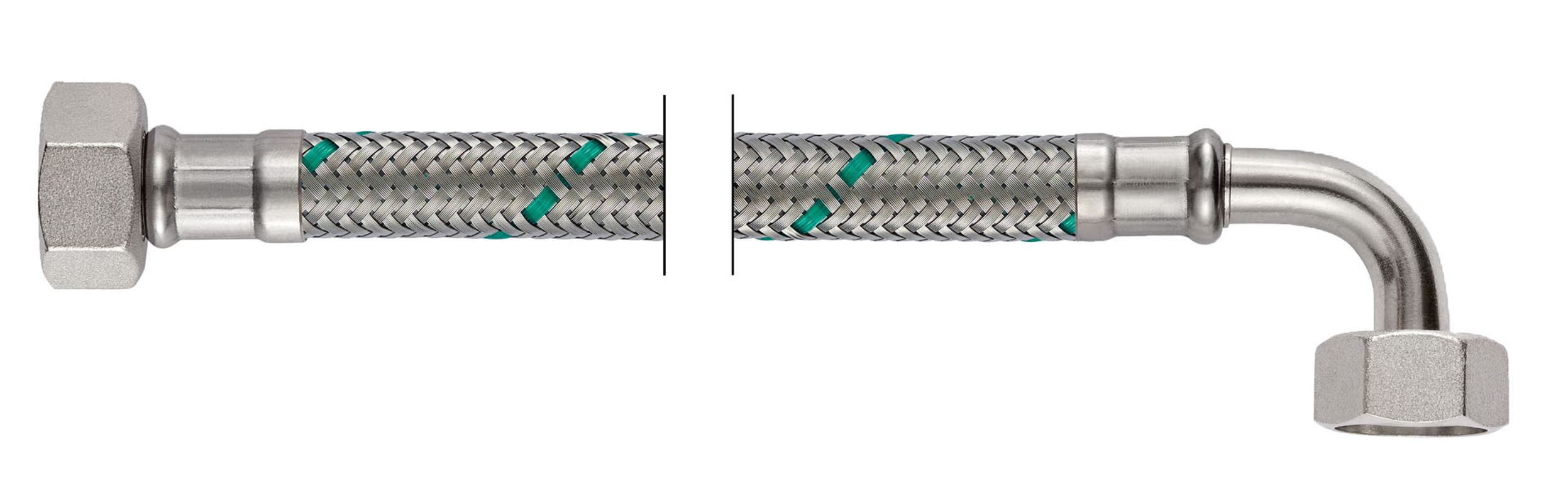 Neoperl IG x IG gebogen, 1/2" x 1/2" 30 cm, DN 10 Bild 1