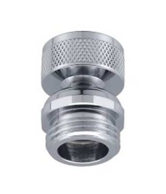 Neoperl Kugelgelenk verchromt / IG x AG, 1/2" x 1/2", Farbe silberfarben Bild 2