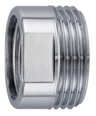 Neoperl Reduktion Messing, 1/2" x 3/4" hoch, Farbe silberfarben Bild 2