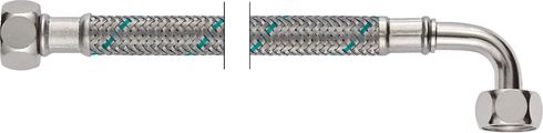 Neoperl NEOFLEX Panzerschlauch IG x IG gebogen, 3/8" x 3/8", 30 cm, DN 8 Bild 2