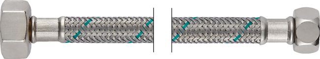 Neoperl NEOFLEX Panzerschlauch, IG x IG 1/2" x 3/8", Länge 50 cm, DN 8 Bild 2