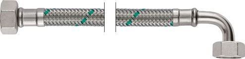 Neoperl Neoflex Panzerschlauch IG x IG gebogen, 1/2" x 1/2" 30 cm, DN 10 Bild 2