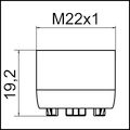 Neoperl Neostrahl LP Strahlformer, M V=FULL FLOW, 22 x 1 mm, Farbe silberfarben Bild 3