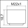 Neoperl Cascade SLC SSR Strahlregler, M A=13.5 - 15 l/min, 22 x 1 mm, Farbe silberfarben Bild 3