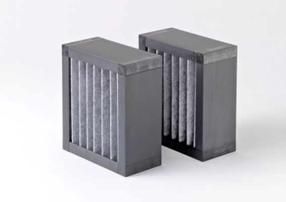 Zehnder Aktivkohlefilter CW-FC 420, Inhalt 1 Stück, 200 x 225 x 198 mm, Farbe graphit Bild 2