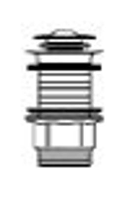 P&M Ablaufventil 1 1/4", Push-Open, 63 mm, Farbe chrom Bild 2