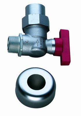 Bosch / Junkers Gashahn Nr. 440/12, 3/4" Eckform, mit Rosette Bild 3