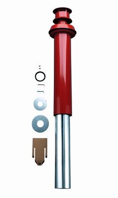 Bosch / Junkers Luft-/Abgasrohr AZ 210, rot, 80/110 mm, max. Rohrlaenge 1350 mm, Farbe dachsteinrot Bild 2