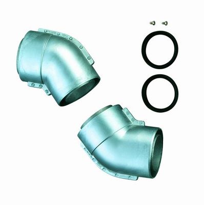 Bosch / Junkers Doppelrohrbogen AZ 201, 80/110 mm, 45 Grad, (2 Stück) Bild 3