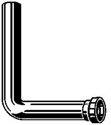 Geberit Spülbogen 90Gr 28 cm, für dicken Wandaufbau d50 Bild 2
