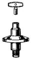 Grohe Steckschlüsseloberteil 3/4" für Unterputz-Ventil mit Steckschl, PG10, Farbe silberfarben Bild 2