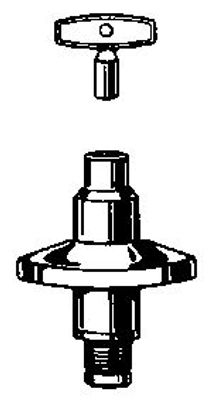 Grohe Steckschlüsseloberteil 3/4" für Unterputz-Ventil mit Steckschl, PG10, Farbe silberfarben Bild 2