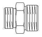 Oventrop Doppelnippel Ofix-Oil 3/8" AG x 3/8" AG, beiderseits Innenkon. Bild 3