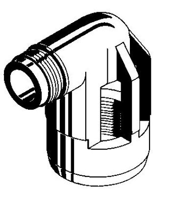 Sasserath SYR Ablauftrichter 214 zur SG 24+25 bis Baujahr 5/99 Eing. M22 x 1,5 Ausg, DN 25 Bild 3