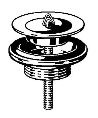 Schmidt Simplexventil 2", mit Stopfen chromnickelstahl, 80 mm, Farbe silber Bild 2