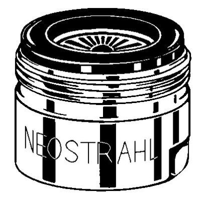 Neoperl NEOSTRAHL Laminar Strahlformer, M28 x 1 V=FULL FLOW, Farbe silberfarben Bild 3