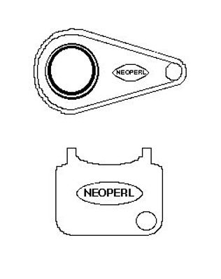 Neoperl Schlüssel zu Safety Strahlregler, M22 / M24, Farbe silberfarben Bild 3